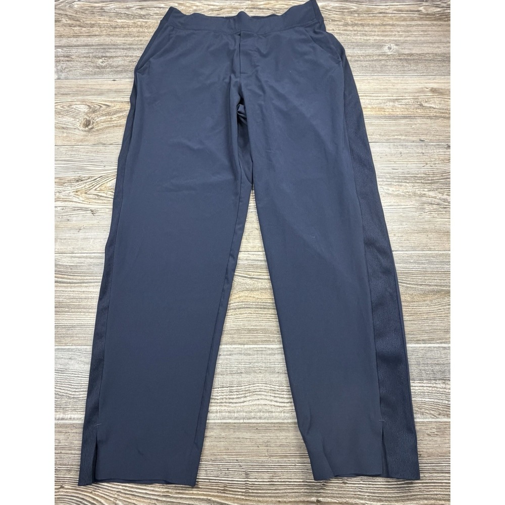 Athleta Brooklyn Ankle Pant Women's 8 Navy Blue Travel Lightweight Athleisure